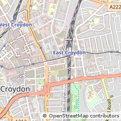 Map of Croydon