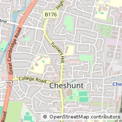 Map of Cheshunt, Herts