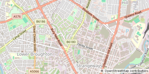 Map of Manchester