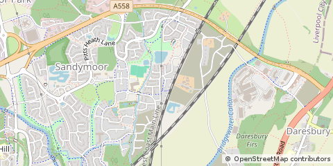 Map of Runcorn