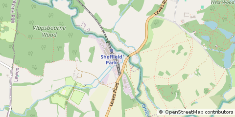 Map of Uckfield, East Sussex