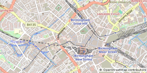 Map of Birmingham