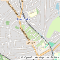 Map of Sutton Coldfield
