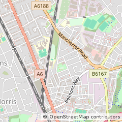 Map of Stockport, Cheshire