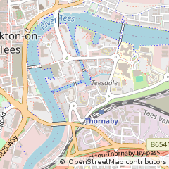 Map of Stockton-on-Tees