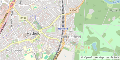 Map of Hertfordshire