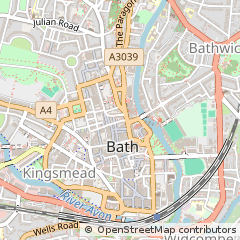 Map of Bath
