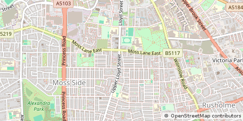 Map of Manchester