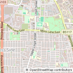 Map of Manchester