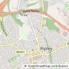 Map of Ripley, Derbyshire