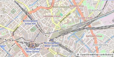 Map of Birmingham
