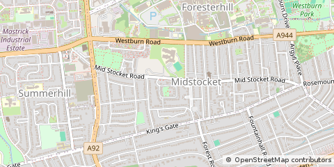 Map of Aberdeen