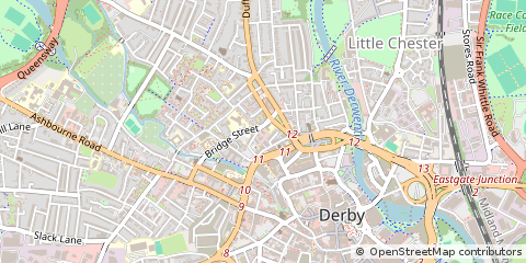 Map of Derby