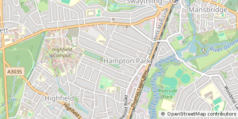 Map of Southampton