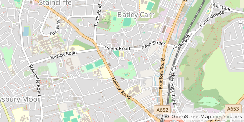 Map of Dewsbury