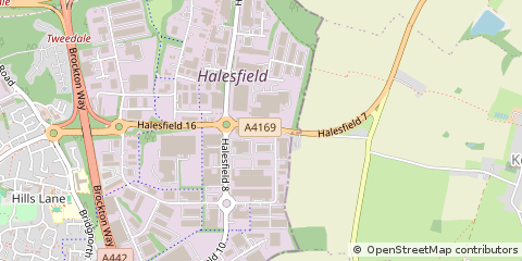 Map of Telford