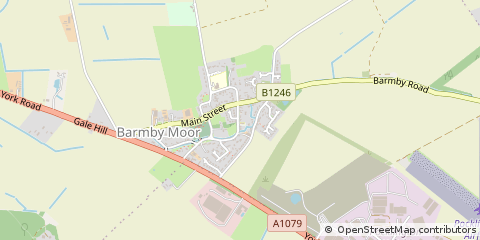 Map of Barmby Moor, York