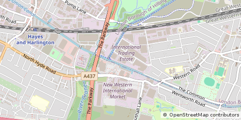 Map of Southall