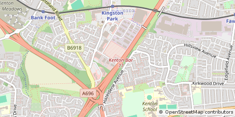 Map of Newcastle Upon Tyne