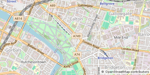 Map of Glasgow