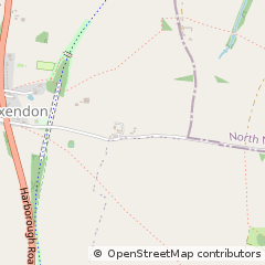 Map of Market Harborough, Leicestershire