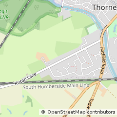 Map of Doncaster, South Yorkshire