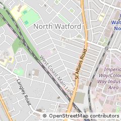 Map of Watford, Hertfordshire