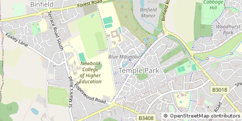 Map of Bracknell, Berks