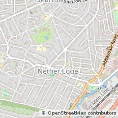 Map of Sheffield