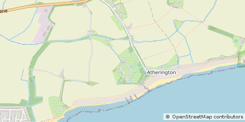Map of Littlehampton, West Sussex