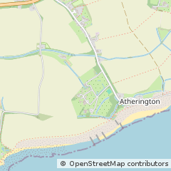 Map of Littlehampton, West Sussex