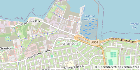 Map of Edinburgh, Midlothian
