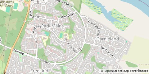 Map of Erskine, Renfrewshire