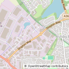 Map of Daventry, Northamptonshire