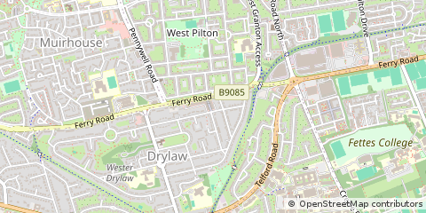 Map of Edinburgh