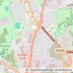 Map of Stoke on Trent, Staffs