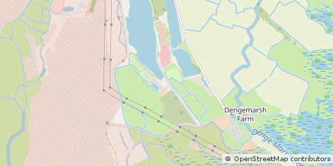 Map of Lydd, Kent