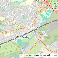 Map of Bexley, Kent
