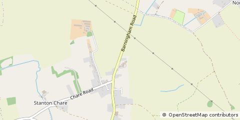 Map of Stanton, Bury St.edmunds Suffolk