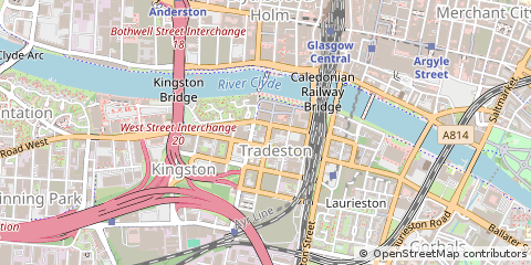 Map of Glasgow