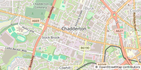 Map of Oldham