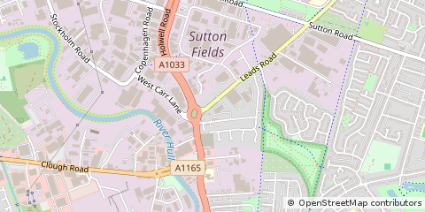 Map of Hull