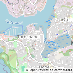 Map of Plymouth, Devon