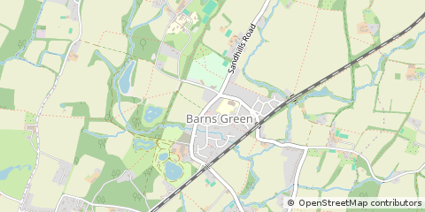 Map of Horsham, West Sussex