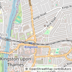Map of Kingston Upon Thames