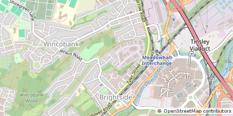 Map of Sheffield