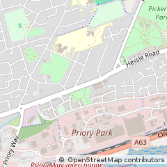 Map of Hull, East Yorkshire
