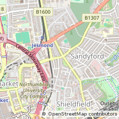 Map of Newcastle Upon Tyne