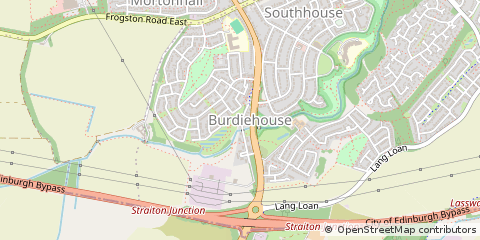 Map of Edinburgh, City of Edinburgh