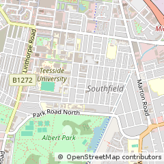 Map of Middlesbrough, Cleveland